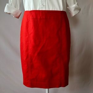 LOFT Pencil Skirt with Stitch Detail